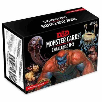 Dit is een foto van het spel Monster Cards Challenge 0-5 - Dungeons and Dragons te koop bij Speldorado Spellenwinkel Delft