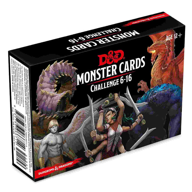 Dit is een foto van het spel Monster Cards Challenge 6-16 - Dungeons and Dragons te koop bij Speldorado Spellenwinkel Delft