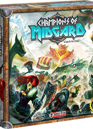 Dit is een foto van het spel Champions of Midgard EN te koop bij Speldorado Spellenwinkel Delft