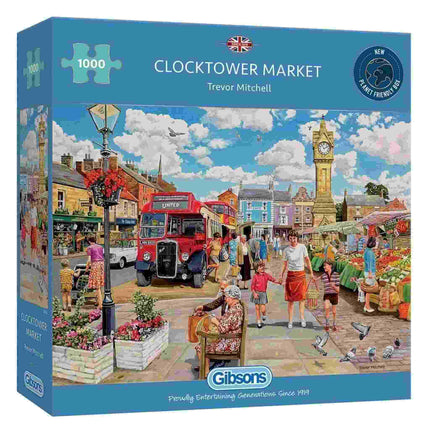 Dit is een foto van het spel Clocktower Market te koop bij Speldorado Spellenwinkel Delft
