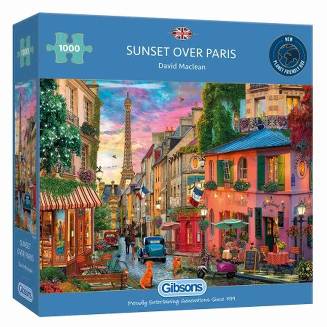 Sunset Over Paris (1000), GIB-G6329 van Boosterbox te koop bij Speldorado !