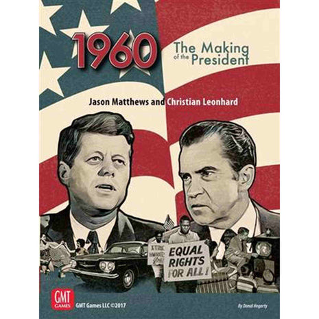 1960 Making of the President EN – strategisch bordspel – 2 spelers