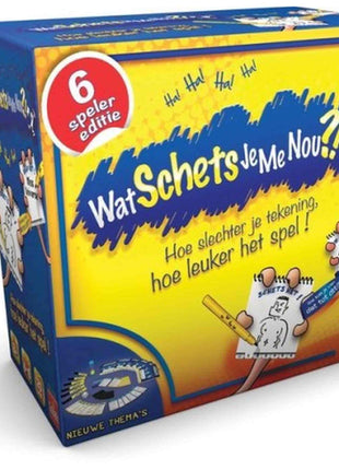 Wat Schets Je Me Nou?! 6 Spelers – party bordspel – 2 tot 4 spelers