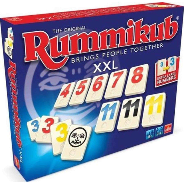 Dit is een foto van het spel Rummikub The Original Xxl te koop bij Speldorado Spellenwinkel Delft
