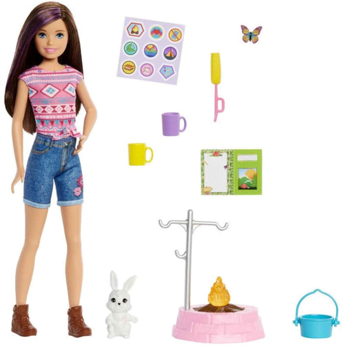 Camping Skipper & Bunnies - Hdf71 - Barbie, 57137797 van Mattel te koop bij Speldorado !