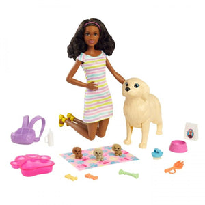 Barbie Pop (Brunette) Met Hond En Pups, HCK76 van Mattel te koop bij Speldorado !