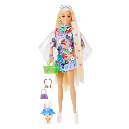 Extra Doll Flower Power - Hdj45 - Barbie, 57137673 van Mattel te koop bij Speldorado !