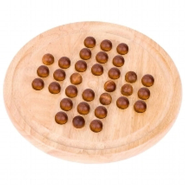 Dit is een foto van het spel Solitaire (Hout) te koop bij Speldorado Spellenwinkel Delft