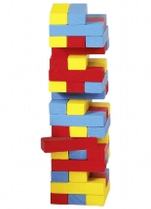 Jenga  Tumbling Tower Gekleurd, 45 Delig - Kunststof - uitvoering
