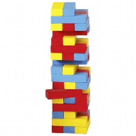 Jenga  Tumbling Tower Gekleurd, 45 Delig - Kunststof - uitvoering
