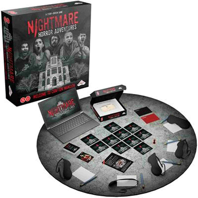 Dit is een foto van het spel Nightmare Horror Adventures te koop bij Speldorado Spellenwinkel Delft