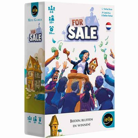 For Sale NL – gezellig kaartspel – 3 tot 6 spelers
