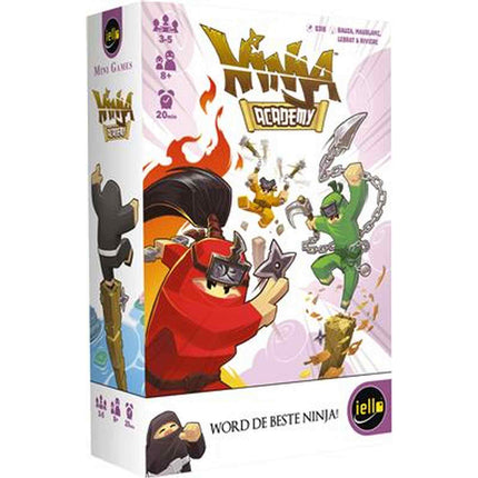 Dit is een foto van het spel Ninja Academy - EN te koop bij Speldorado Spellenwinkel Delft