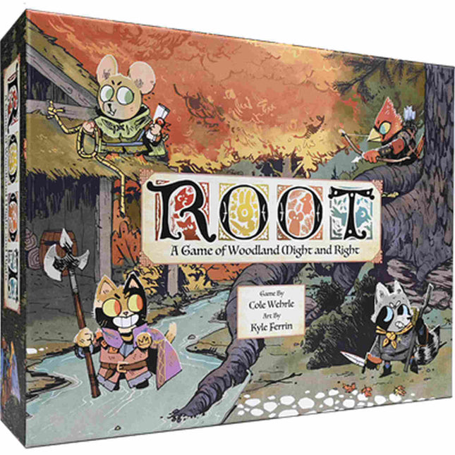 Dit is een foto van het spel Root A Game of Woodland Might & Right EN te koop bij Speldorado Spellenwinkel Delft