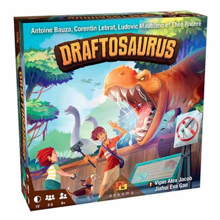 Dit is een foto van het spel Draftosaurus te koop bij Speldorado Spellenwinkel Delft