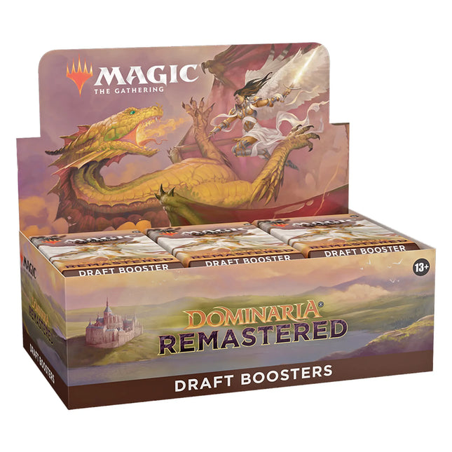 Dit is een foto van het spel Dominaria Remastered collector Booster- Magic The Gathering te koop bij Speldorado Spellenwinkel Delft