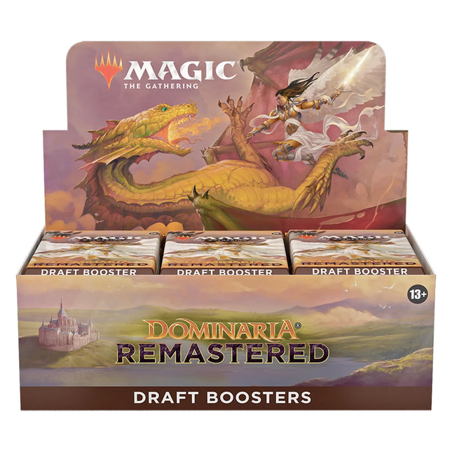 Dit is een foto van het spel Dominaria Remastered collector Booster- Magic The Gathering te koop bij Speldorado Spellenwinkel Delft