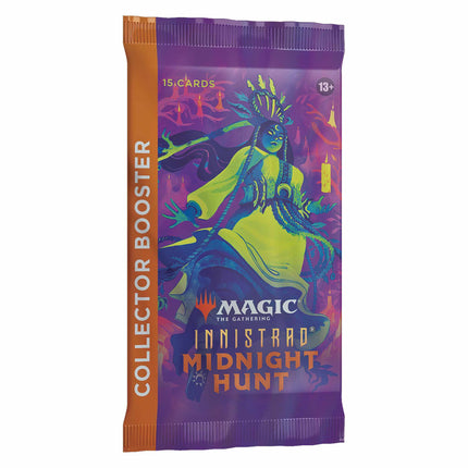 Dit is een foto van het spel innistrad Midnight Hunt Collectorbooster - Magic The Gathering te koop bij Speldorado Spellenwinkel Delft