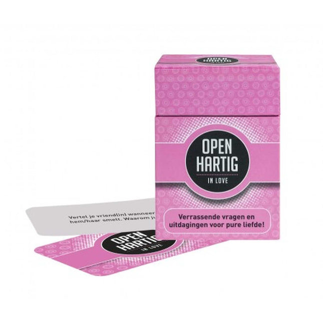 Dit is een foto van het spel Openhartig In Love te koop bij Speldorado Spellenwinkel Delft