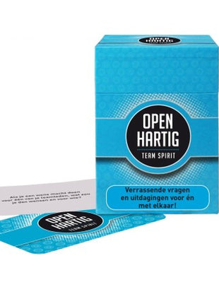 Openhartig Team Spirit – party kaartspel – 2 tot 6 spelers