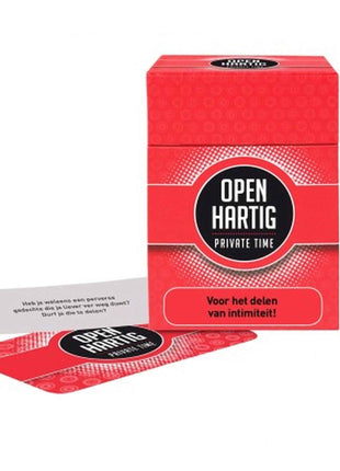Openhartig Private Time – party kaartspel – 2 tot 6 spelers