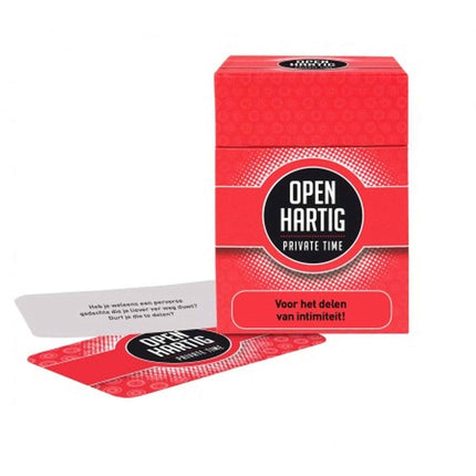 Dit is een foto van het spel Openhartig Private Time te koop bij Speldorado Spellenwinkel Delft