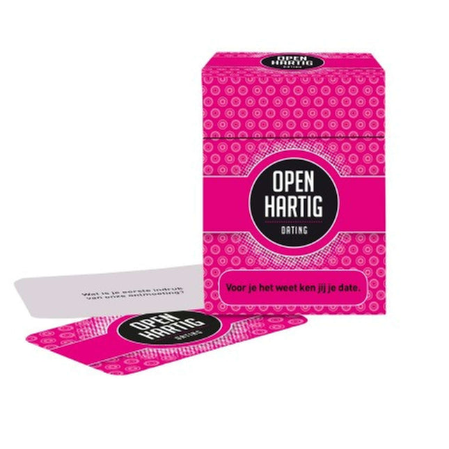 Dit is een foto van het spel Openhartig Dating te koop bij Speldorado Spellenwinkel Delft