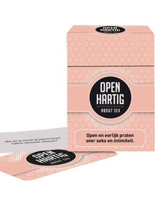 Dit is een foto van het spel Openhartig About Sex te koop bij Speldorado Spellenwinkel Delft
