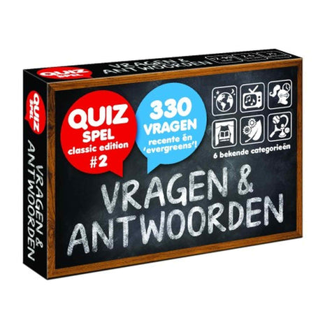 Vragen & Antwoorden - Classic Edition 2 – party kaartspel – 2 tot 4 spelers