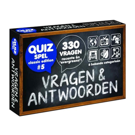 Vragen & Antwoorden - Classic Edition 5 – party kaartspel – 4 tot 10 spelers