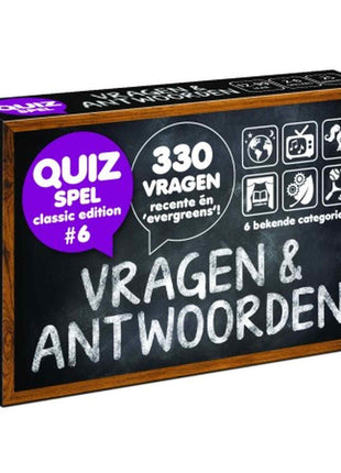 Vragen & Antwoorden - Classic Edition 6 – party kaartspel – 4 tot 10 spelers