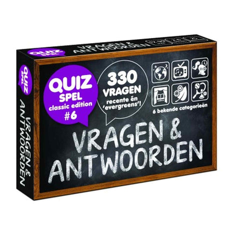 Vragen & Antwoorden - Classic Edition 6 – party kaartspel – 4 tot 10 spelers