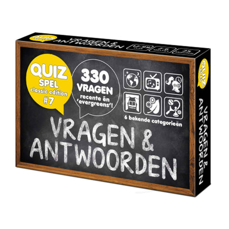 Vragen & Antwoorden - Classic Edition 7 – party kaartspel – 2 tot 4 spelers