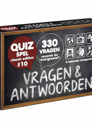 Vragen & Antwoorden - Classic Edition 10 – party kaartspel – 4 tot 10 spelers