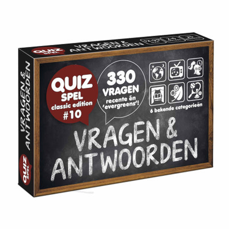 Vragen & Antwoorden - Classic Edition 10 – party kaartspel – 4 tot 10 spelers