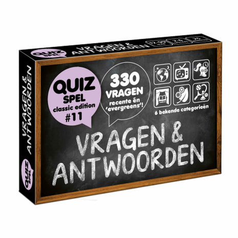Vragen & Antwoorden - Classic Edition 11 – party kaartspel – 4 tot 10 spelers