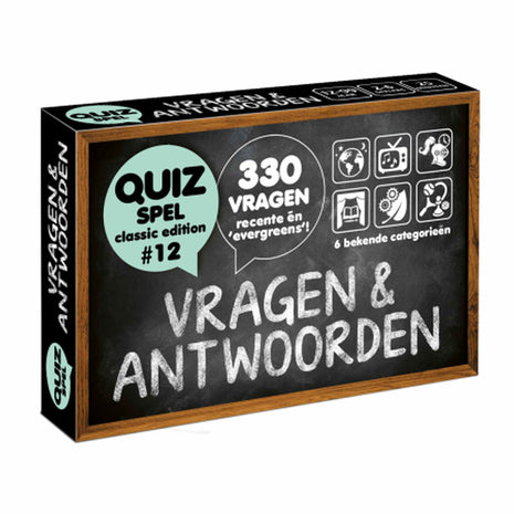 Vragen & Antwoorden - Classic Edition 12 – party kaartspel – 2 tot 12 spelers