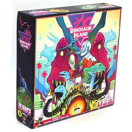 Dit is een foto van het spel Dinosaur Island EN te koop bij Speldorado Spellenwinkel Delft