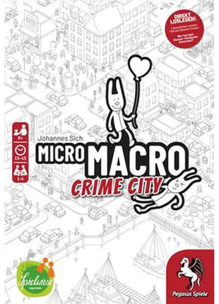 MicroMacro Crime City EN – gezellig bordspel – 2 tot 4 spelers