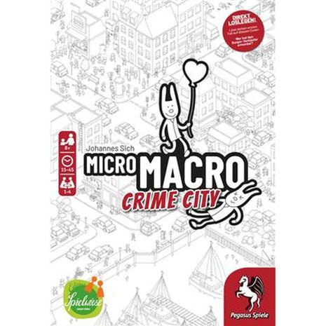 MicroMacro Crime City EN – gezellig bordspel – 2 tot 4 spelers