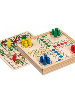 Ludo/ Slangen En Ladders Mini – gezellig bordspel – 2 tot 4 spelers