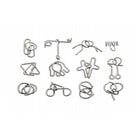 Metaal Puzzelplezier hersenbreker  - Philos