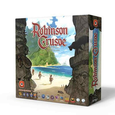 Robinson Crusoe Adventures on the Cursed Island - EN – strategisch bordspel – 1 tot 4 spelers