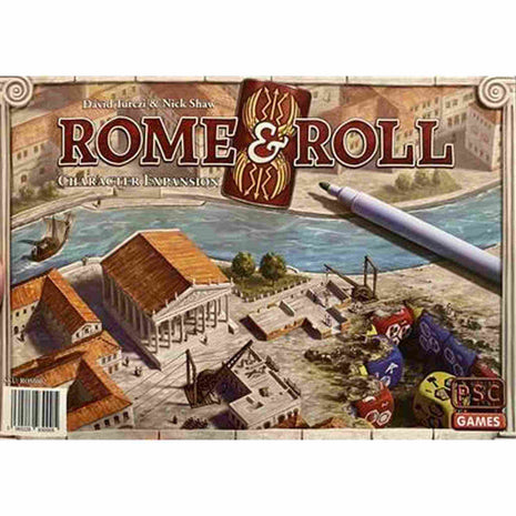 Rome and Roll Character Expansion EN – strategisch dobbelspel –1 tot 4 spelers