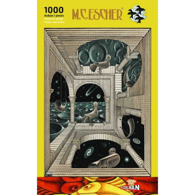Dit is een foto van het spel Andere Wereld M.C. Escher te koop bij Speldorado Spellenwinkel Delft