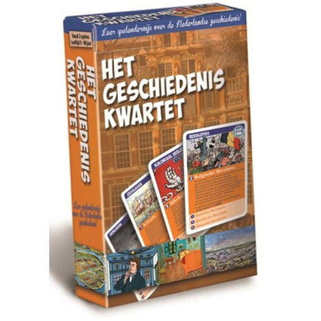 Het Geschiedeniskwartet – leerspel voor kinderen Vanaf 6 jaar