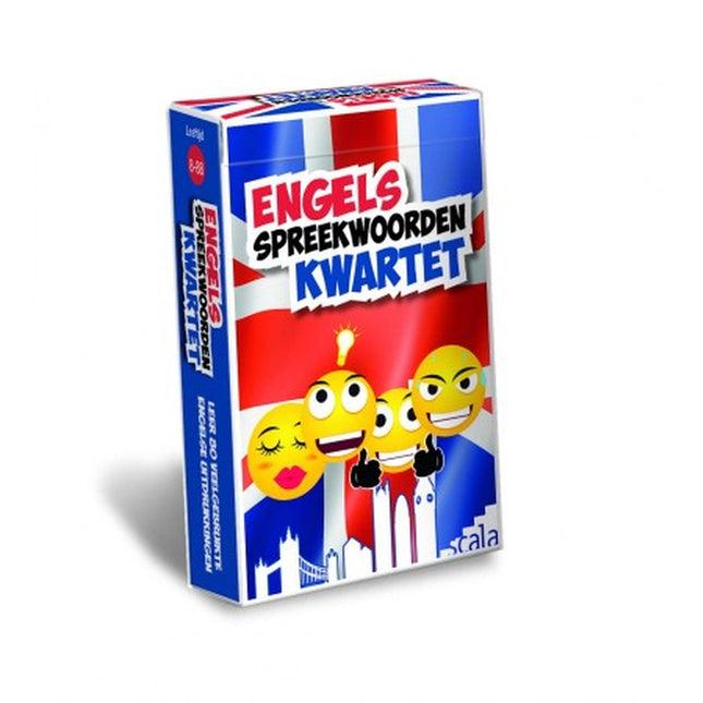 Dit is een foto van het spel Engels Spreekwoordenkwartet te koop bij Speldorado Spellenwinkel Delft