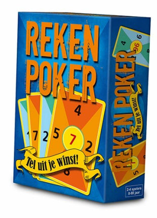 Rekenpoker - Tel Uit Je Winst! – leerspel voor kinderen Vanaf 6 jaar
