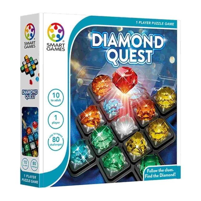 Dit is een foto van het spel Diamond Quest -Classics- Smart games te koop bij Speldorado Spellenwinkel Delft