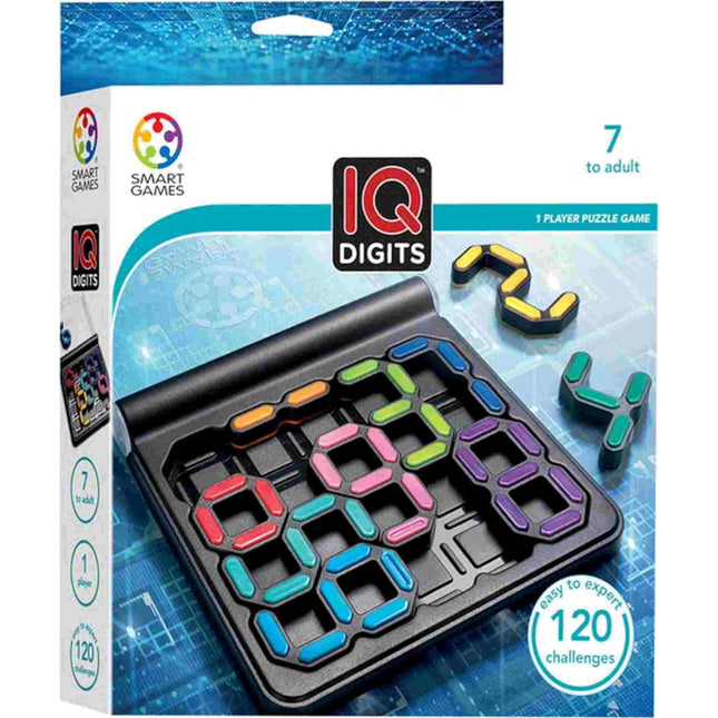 Dit is een foto van het spel IQ Digits - IQ Plus - Smart games te koop bij Speldorado Spellenwinkel Delft